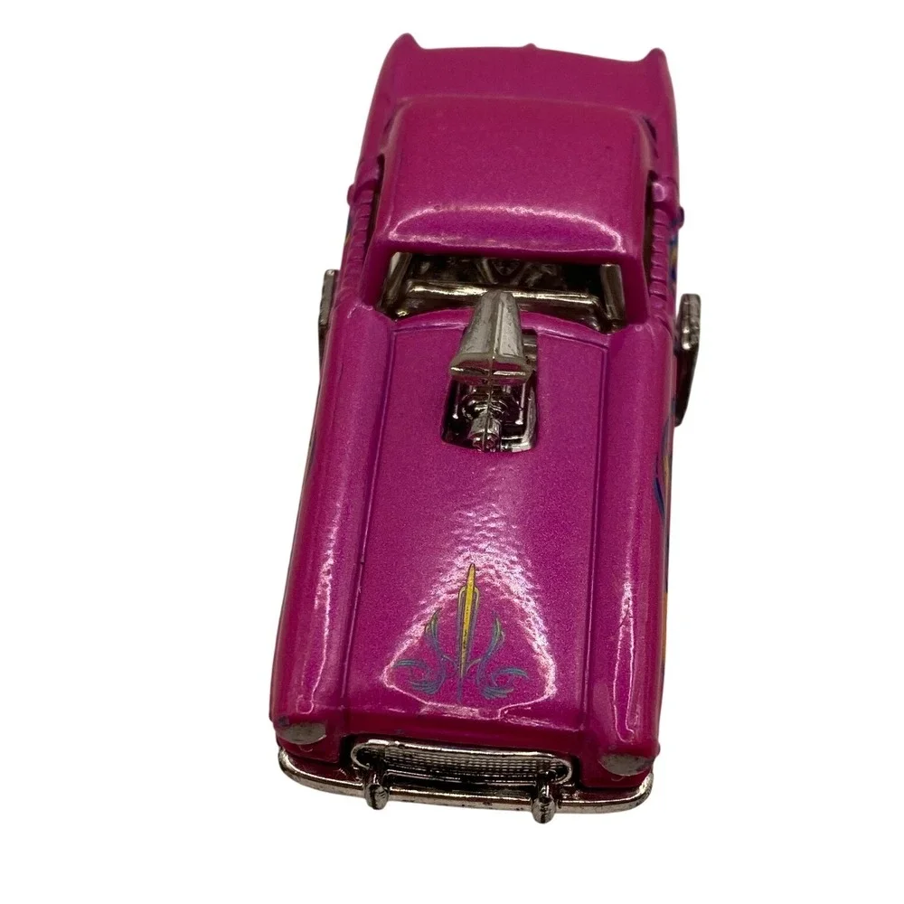 Hot Wheels Metrorail Nash Metropolitan Pink Magenta Flames‎ Classics Series